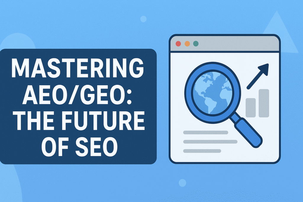 Mastering AEO/GEO: The Future of SEO
