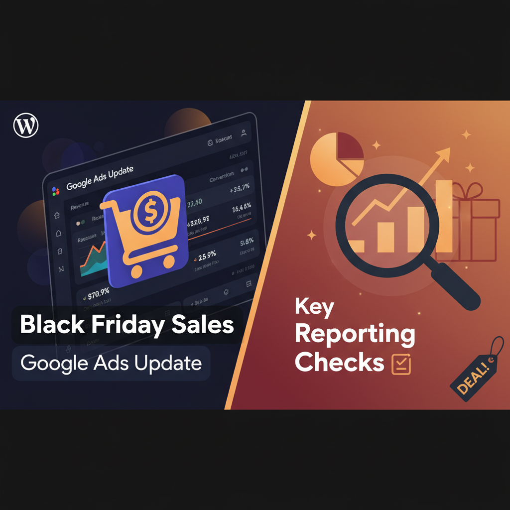 Google Ads Update: Maximize Black Friday Sales with Key Reporting Checks