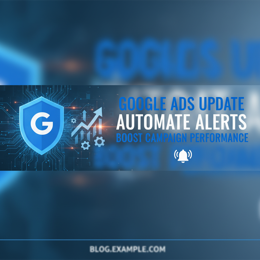Google Ads Update: Automate Alerts to Boost Campaign Performance