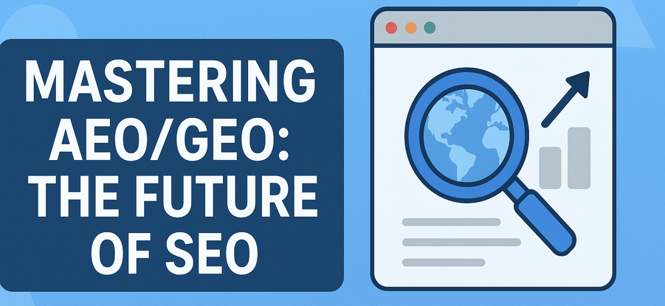 Mastering AEO/GEO: The Future of SEO
