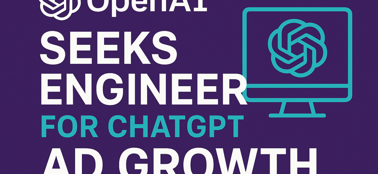 OpenAI Seeks Engineer for ChatGPT Ad Growth