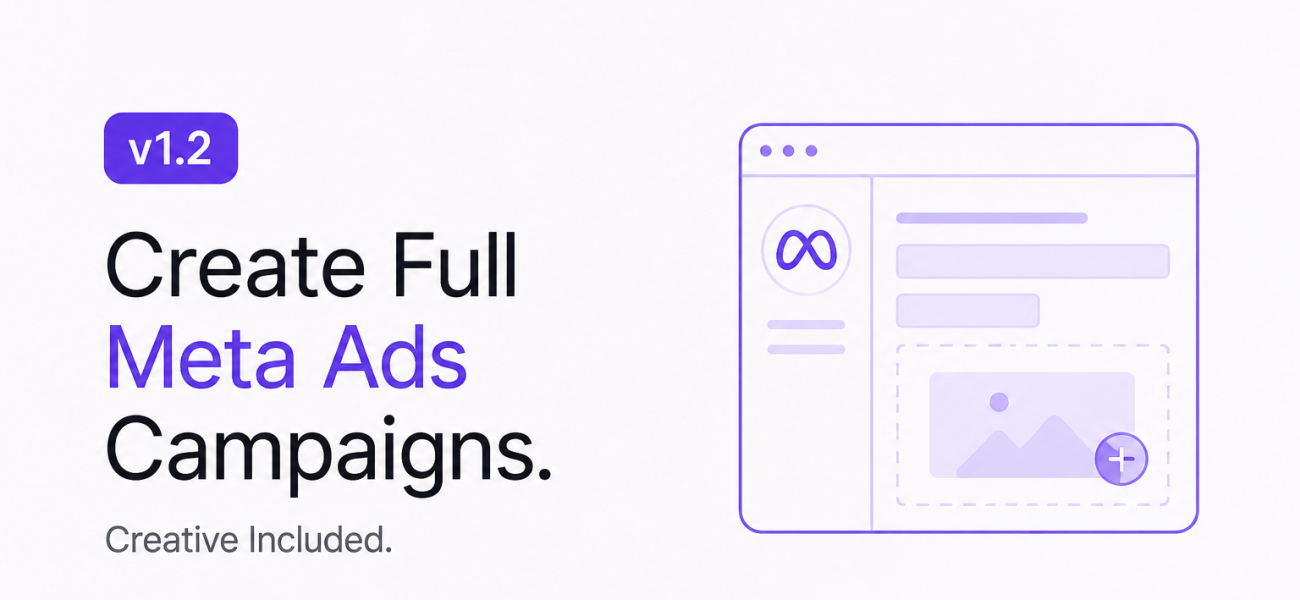 Adsroid v1.2 Create Full Meta Ads Campaigns. Creative Included.